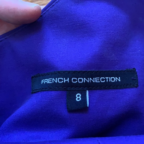 French connection asymmetric one shoulder dress - Picture 4 of 6